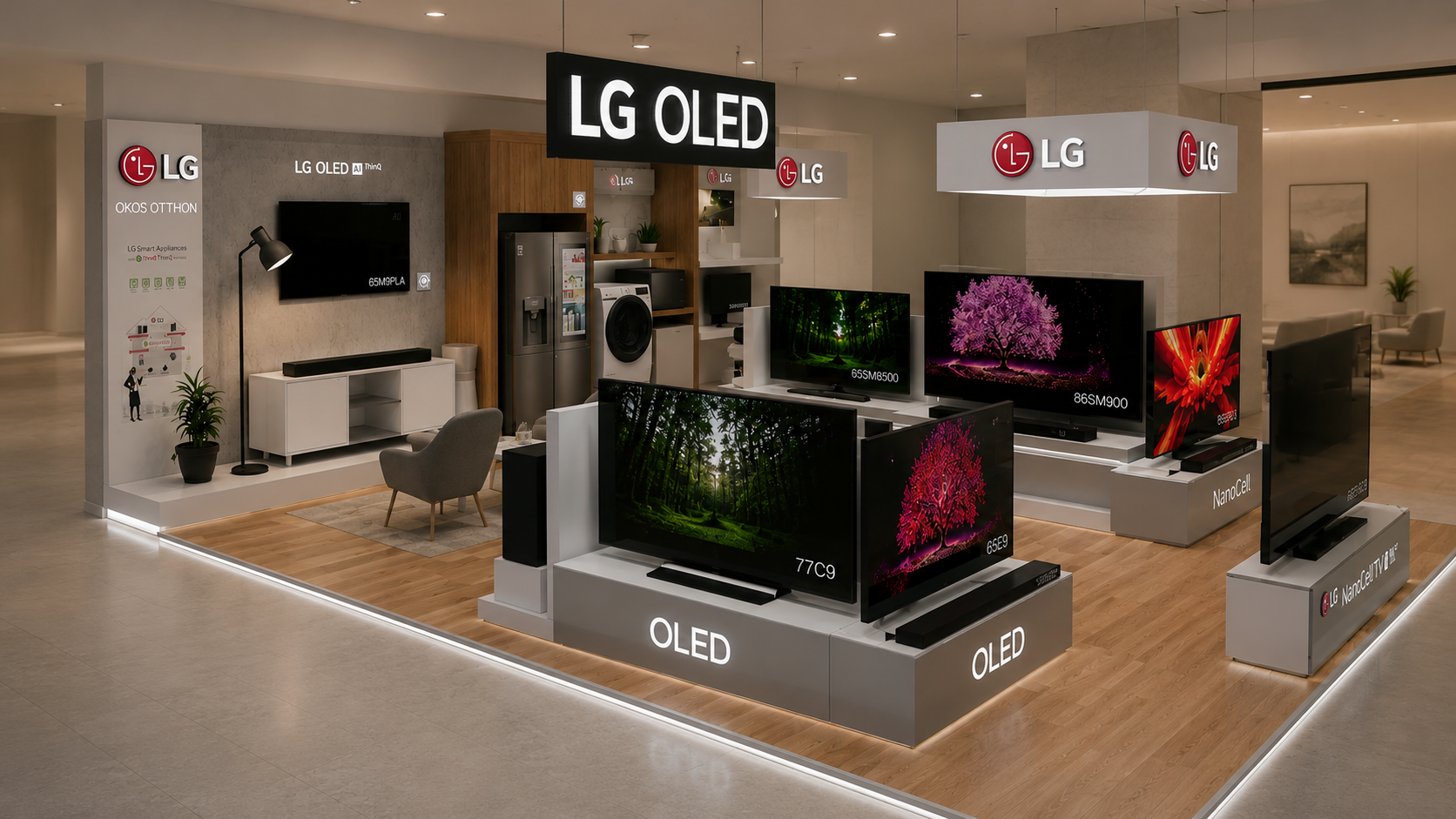 LG showroom Budaors